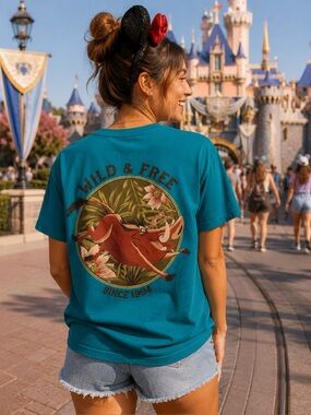 Disney Teal Lion King Short Sleeve Tee